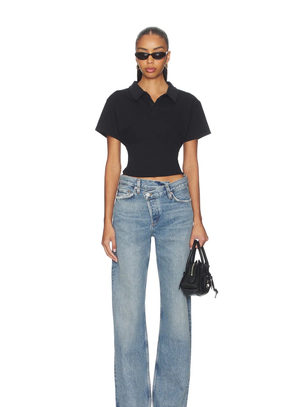 Agolde Arc Criss Cross Jeans in Conclusion - Picture 5 of 11